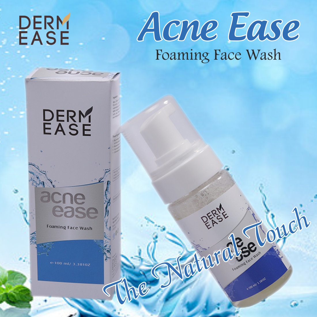 DERM EASE Acne Ease Foaming Face Wash Combo
